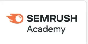 SEMrush academy certificate of freelance digital marketer in Trivandrum